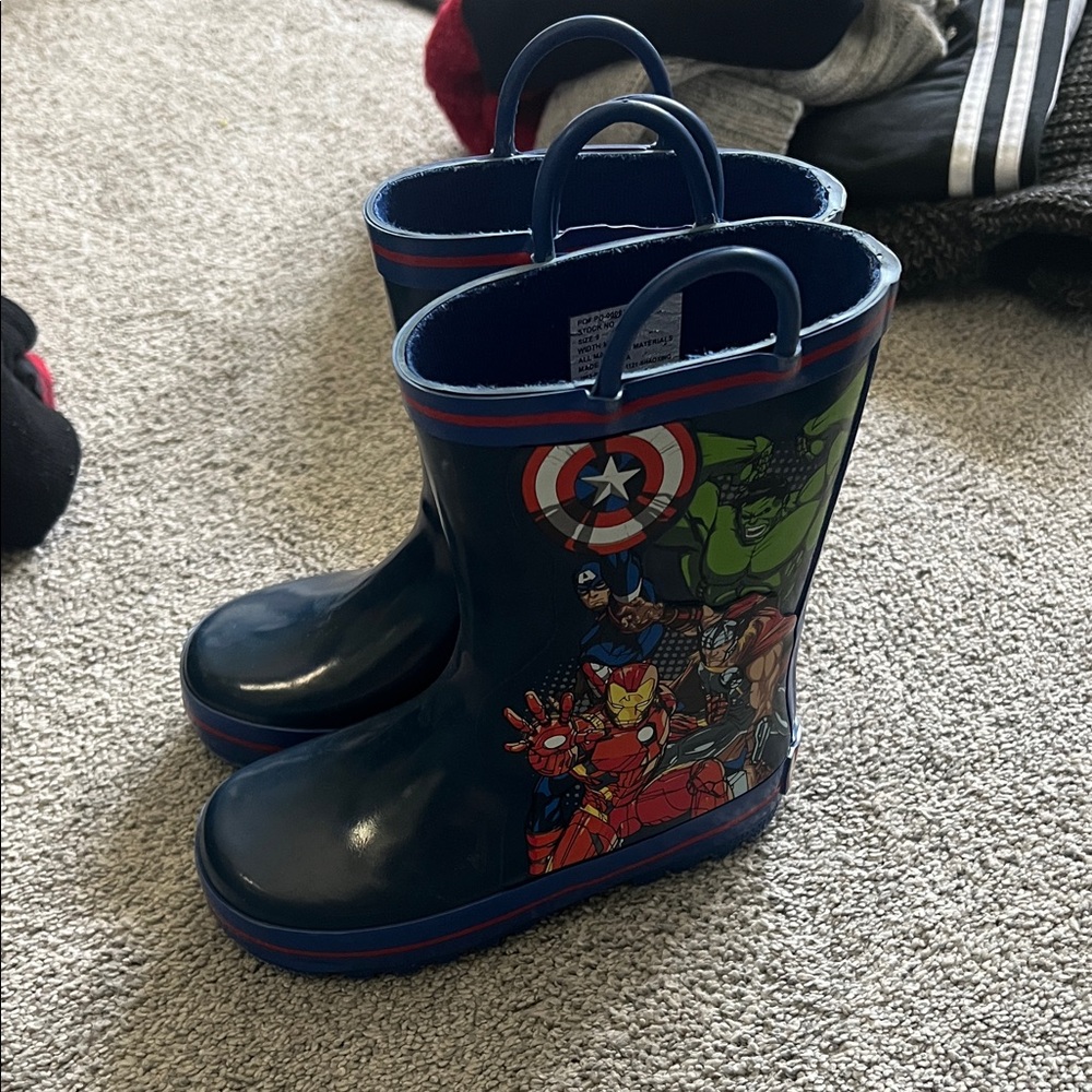 Marvel Blue Superhero Boots